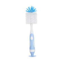 2 in 1 Baby Bottle Cleaning Brush Set with Suction Stand, Ergonomic Handle for Easy Bottle Wash