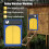 Automatic Chicken Coop Door with Light Sensor, Battery Powered Auto Open Close Poultry Gate, Weatherproof 4