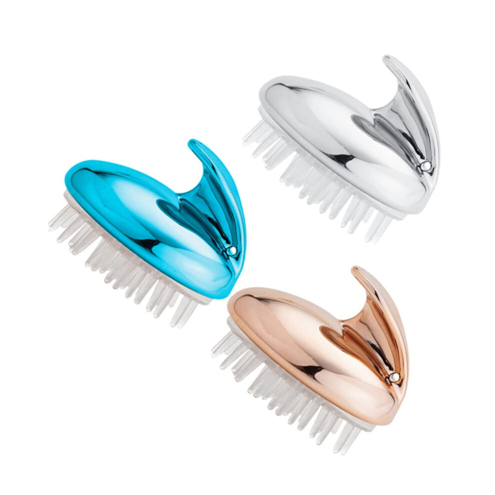 Scalp Massage Brush and Scrubber for Hair Growth, Gentle Cleaning, 3pcs for Men and Women