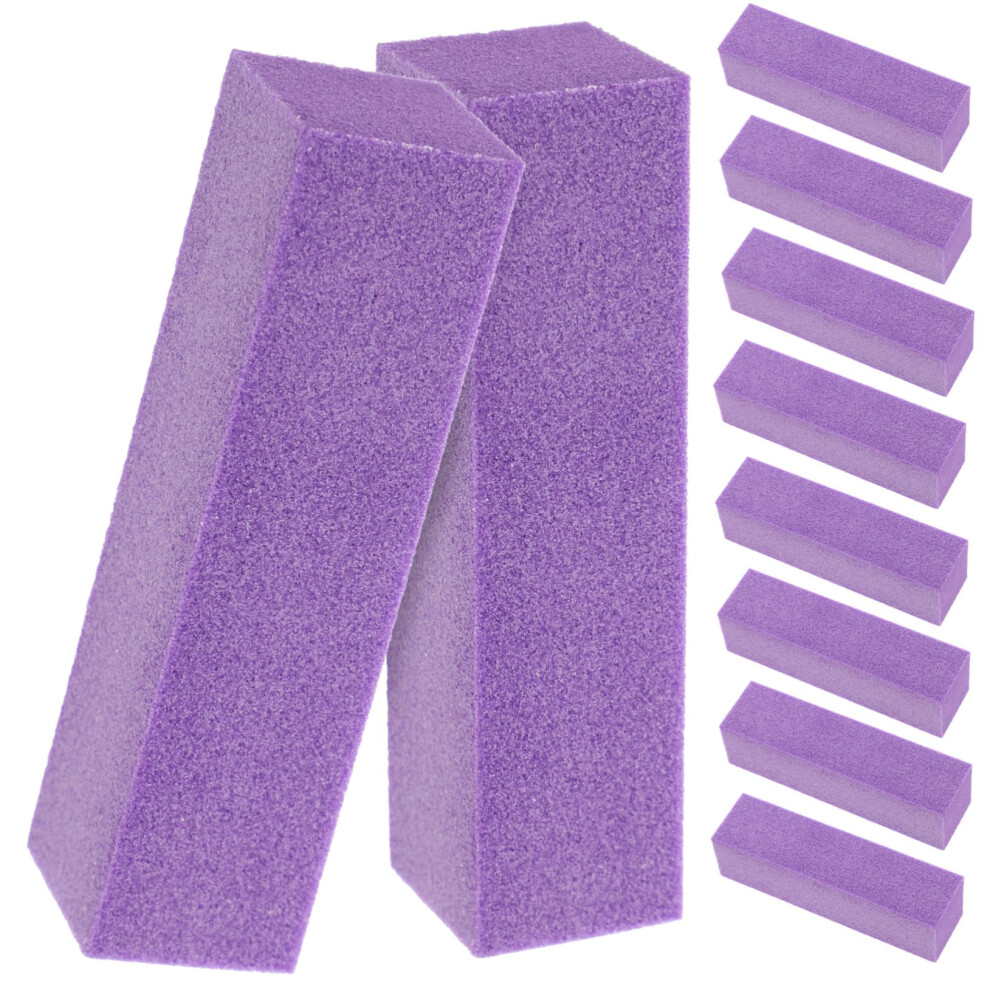 10Pcs Nail Buffer Block and File Set FourSided Shaping for Natural Nails Smooth Glossy Finish
