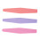 3Pcs Sponge Nail File Buffer Set for Natural and False Nails, Waterproof Dual Function, Pink Orange Purple 1
