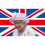 Elizabeth II Dronning Flag90x150cm Polyester Udendørs 1
