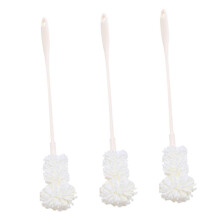 3pcs Baby Bottle Cleaning Brush Set – Long Handle Sponge Bottle Brush for Nursing Bottles and Cups, Soft Non‑Scratch Deep Cleaning
