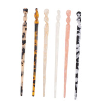 6PCS Vintage Acetate Hair Chopsticks Chinese Style Hairpins for Women Secure Hold for Updos and Buns