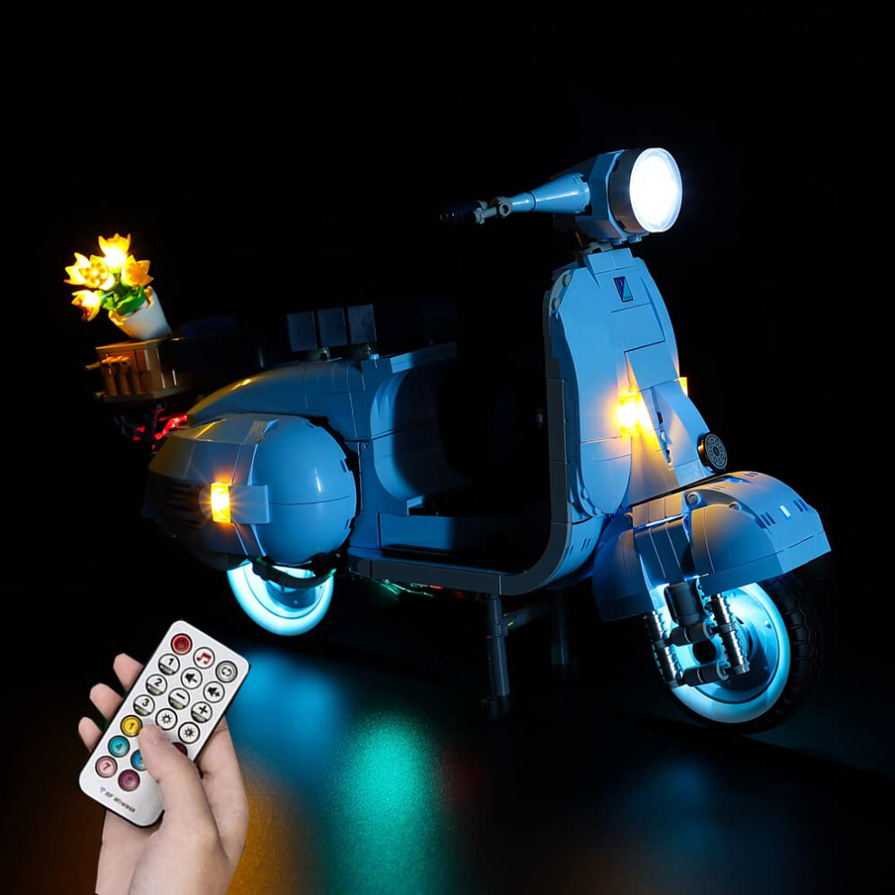 Led Kit Rc Version For Vespa 125, Wireless Remote Control Ing Kit For 10298 Light 9169991583716