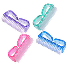 Nail Cleaning Brush Set 4Pcs Durable Plastic Compact Hand and Foot Scrub for Manicure Pedicure