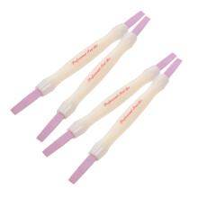 Dual Ended Quartz Nail Cuticle Remover and Buffer Tool Set for Manicure Pedicure