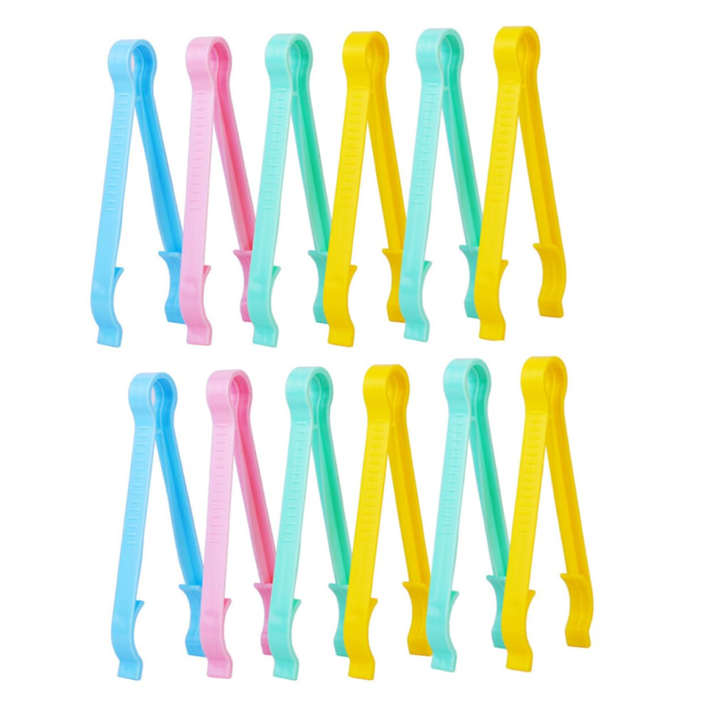 12pcs Baby Bottle Clamp Set with AntiSkid Secure Grip, ColorCoded Feeding Bottle Holder Clips