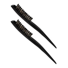 Hair Styling Comb Set with Wooden Handle Bristle Brush for Precise Sectioning and Slicked Back Styles