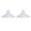 Soft Silicone Nipple Shields for Breastfeeding Moms, Reusable Protector for Sore Nipples with Case 1