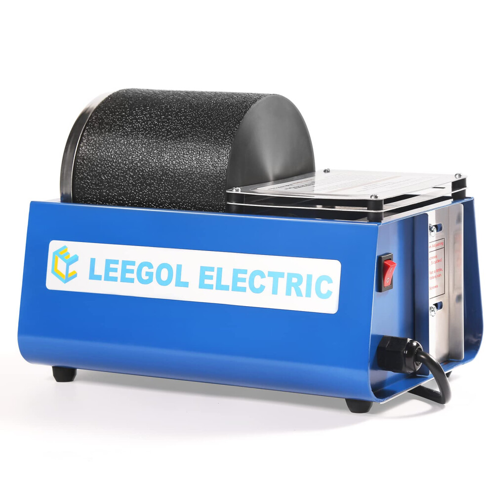 Electric Rock Tumbler 3Lb Single Barrel Rock Polisher For Beginners With Stable Performance 9169991584249