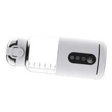 Portable Bottle Warmer 300ml Rechargeable LED Display Travel Baby Bottle Warmer for Car and Airplane White