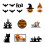Halloween Tiered Tray Decor Set – Multicolour, 20x15x5cm 1