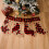 Cloth Christmas Stocking47x21cm Multicolour with 6