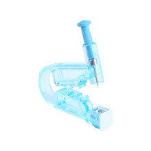 Disposable Ear Piercing Tool with Stud, Single Use Stainless Steel Ear Piercer for Men and Women (C)