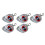 5pcs Swing Jig  Sinker Weights for Soft Lure Fishing Easy Hook Combo Aggravated Design 28g 1