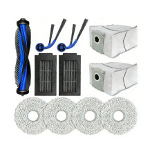 For Deeboot T30C Parts Main Side Brush Hepa Filter Mop Cloth Dust Bag Replacement Accessories