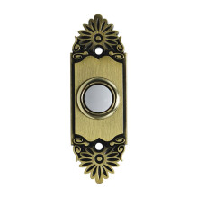 1pc Vintage Heavy Duty Metal Lighted Doorbell Push, Home Wall Mounted Buttons Wired Opener Universal Garage Front Doors