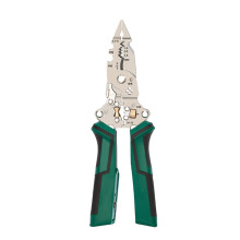 Folding Wire Stripper Pliers Foldable Wire Stripper Cutter Crimper for DIY Electricians Internet Engineers Home Office