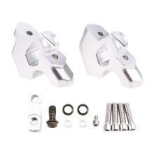 Motorcycle Handlebar Risers Clamp Height Adapter Fit for R1300RT 2025-2026 Accessories Sliver