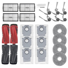 Saros 10R Accessories Kit Replacement for Saros 10R/Qrevo CurvX Robot Vacuum Brush Filter Mop Bags