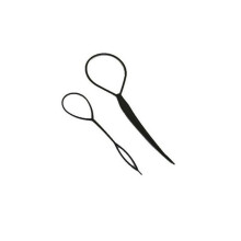 2pcs Hair Styling Tool Set, Dual Size Ponytail Maker for Easy Quick Hairstyle