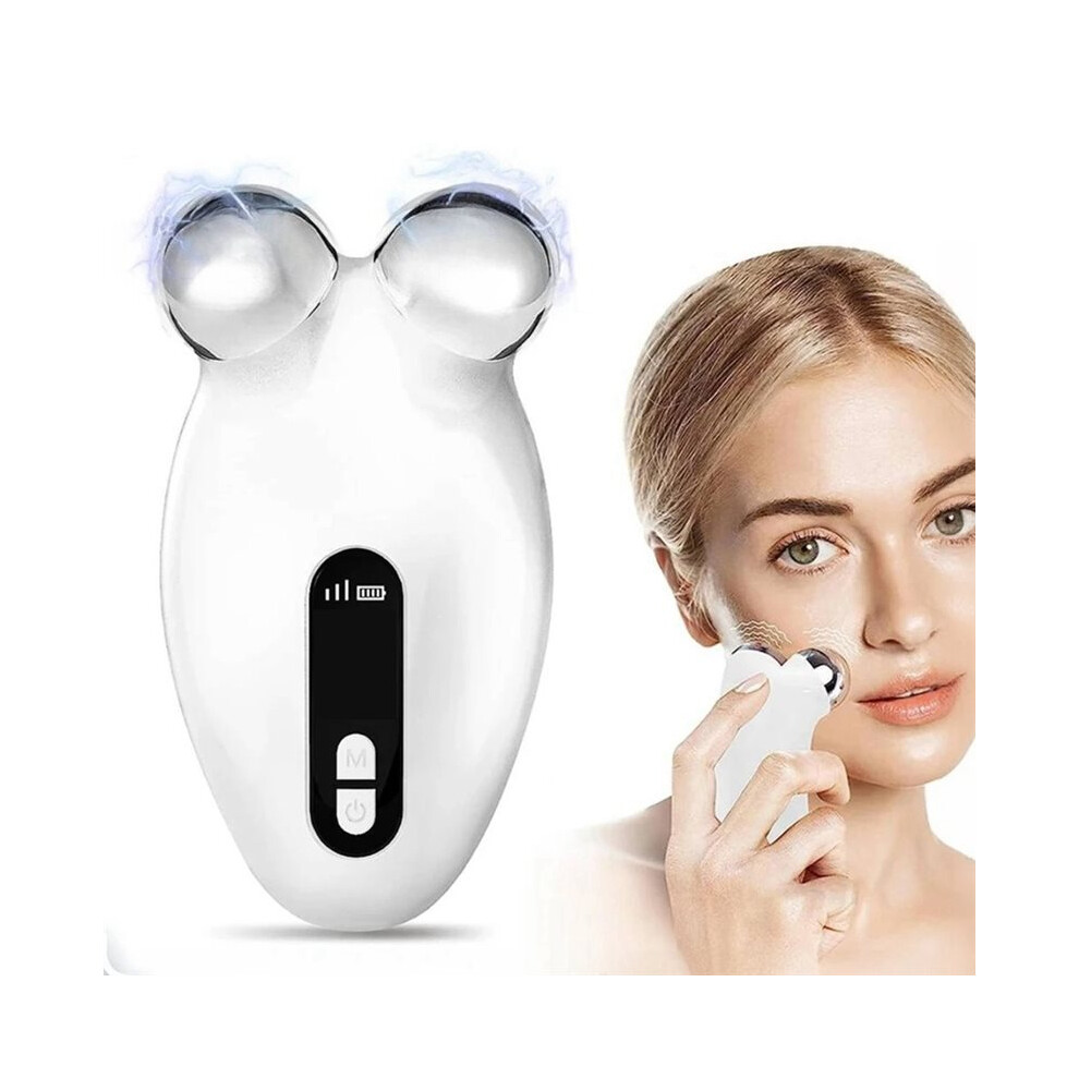 Facial Massager Microcurrent Roller EMS Device for Face Lifting Skin Tighten Rejuvenation Chin Remover Anti Wrikle