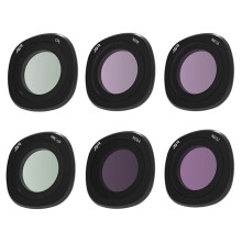 JSR 6-Piece Camera Filter Set (UV, CPL, ND8, ND16, ND32, ND64) for NEO 2 Handheld Drone Filter Accessories
