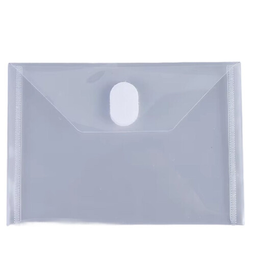 30pcs/Lot Transparent Envelope Plastic File Bag Document Filing Storage Bag Student Large Capacity Contract Office A7 1