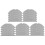 Mop Cloths for  D20  /  D20 Replacement Parts Vacuum Mop 25PCS 1