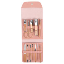 Nail Clippers Set 12 Piece Stainless Steel Manicure Kit for Fast Precise Trimming at Home or Travel