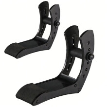 2 Electric Guitar Holder Acrylic Guitar Stand with 6 Adjustable Positions and Soft Sponge Pads for 35-55mm Thickness Leg
