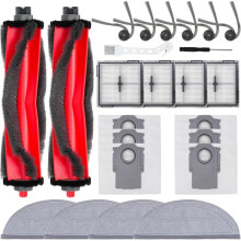 Accessories Kit for Q10 S5/Q10 S5+ Robot Vacuum Cleaner, Main Side Brushes Hepa Filter Mop Pads Dust Bags