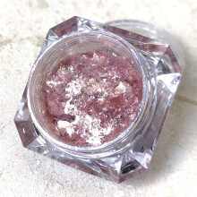 Orange Nail Glitter Flakes for Nail Art and Crafts, Mixed Sizes Holographic Sparkle Jar