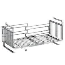 Uitschuifbare Hangmand van Roestvrij Staal voor de Keuken, Opbergaccessoires, Multifunctionele Kast voor de Badkamer