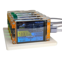 5X 735KH/S NMMinerNerdMiner+5 Slots Base Uppgraderad Bitcoin Krypto Solo Lotteri Miner 2,8 Tums Display Miner