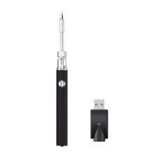Fer Ă Souder Ă Filetage 510, Stylo Ă Souder Ă 3 Niveaux de Tension avec Pointe de Fer Ă Souder, Batterie Rechargeable USB 1100 MAh A