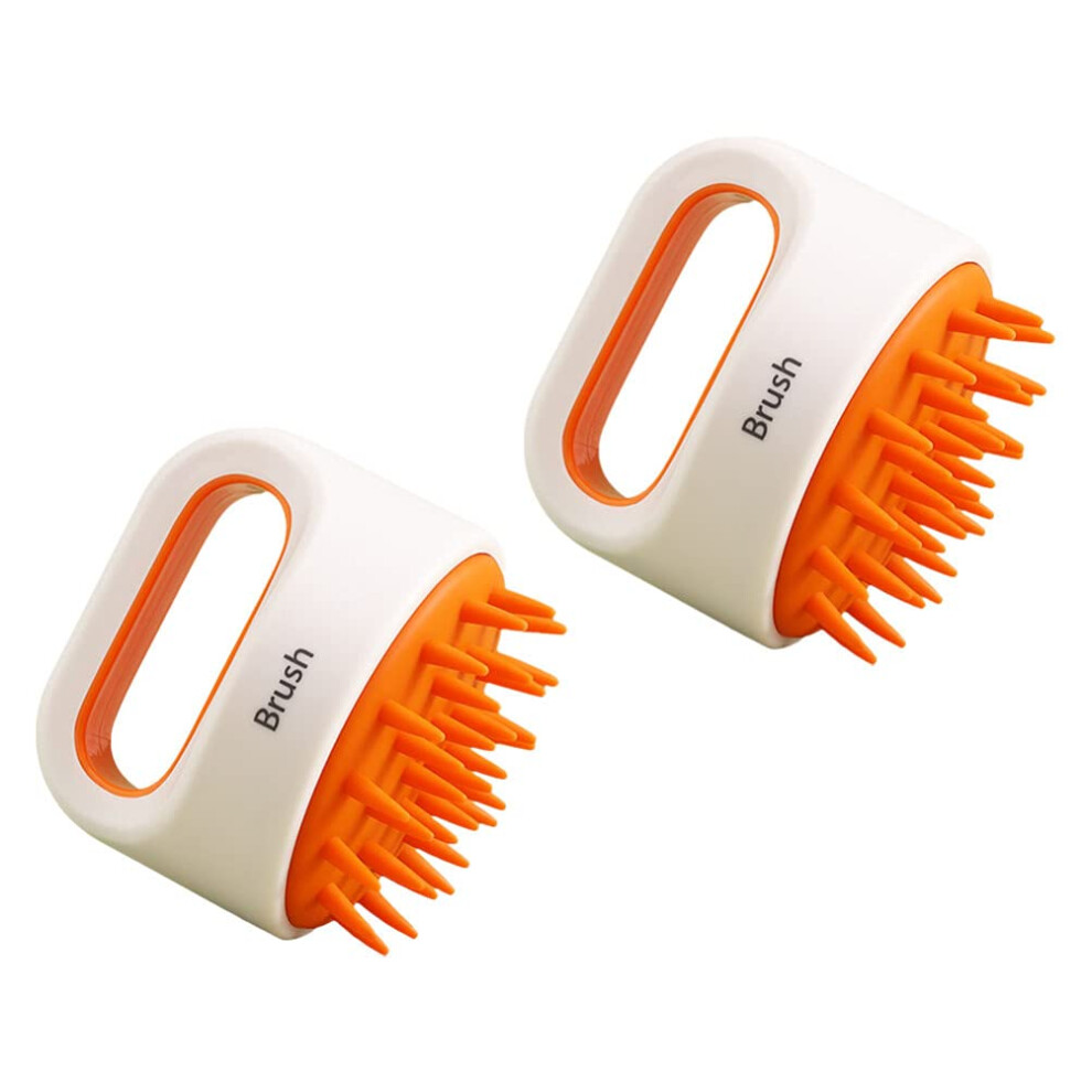 2pcs DoubleSided Scalp Massager Shower Brush with Soft Bristles for Gentle Hair and Body Care