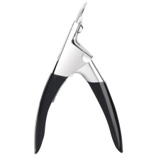 Nail Clippers French Tip UShaped Cutter Stainless Steel False Nail Trimmer for DIY Manicure