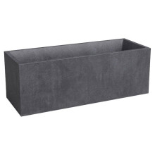 Jardinière SYDNEY - Kunststoff - Anthrazit - Rechteckig - 79,5x29,5x29,5 cm - 57 L - ARTEVASI