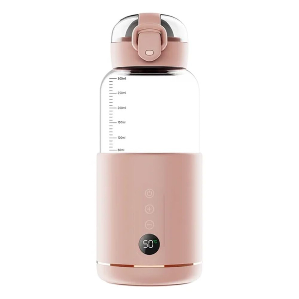 Portable Electric Baby Bottle Warmer – Compact Travel Design With Even Heat Distribution Pink