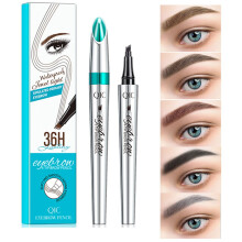 Waterproof Eyebrow Pencil with Microblading Effect Strokes Long Lasting Natural Brow Pen for Women