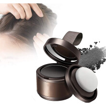 Hairline Powder for Thinning Hair with Natural Coverage, Matte Finish, Precision Puff, Black