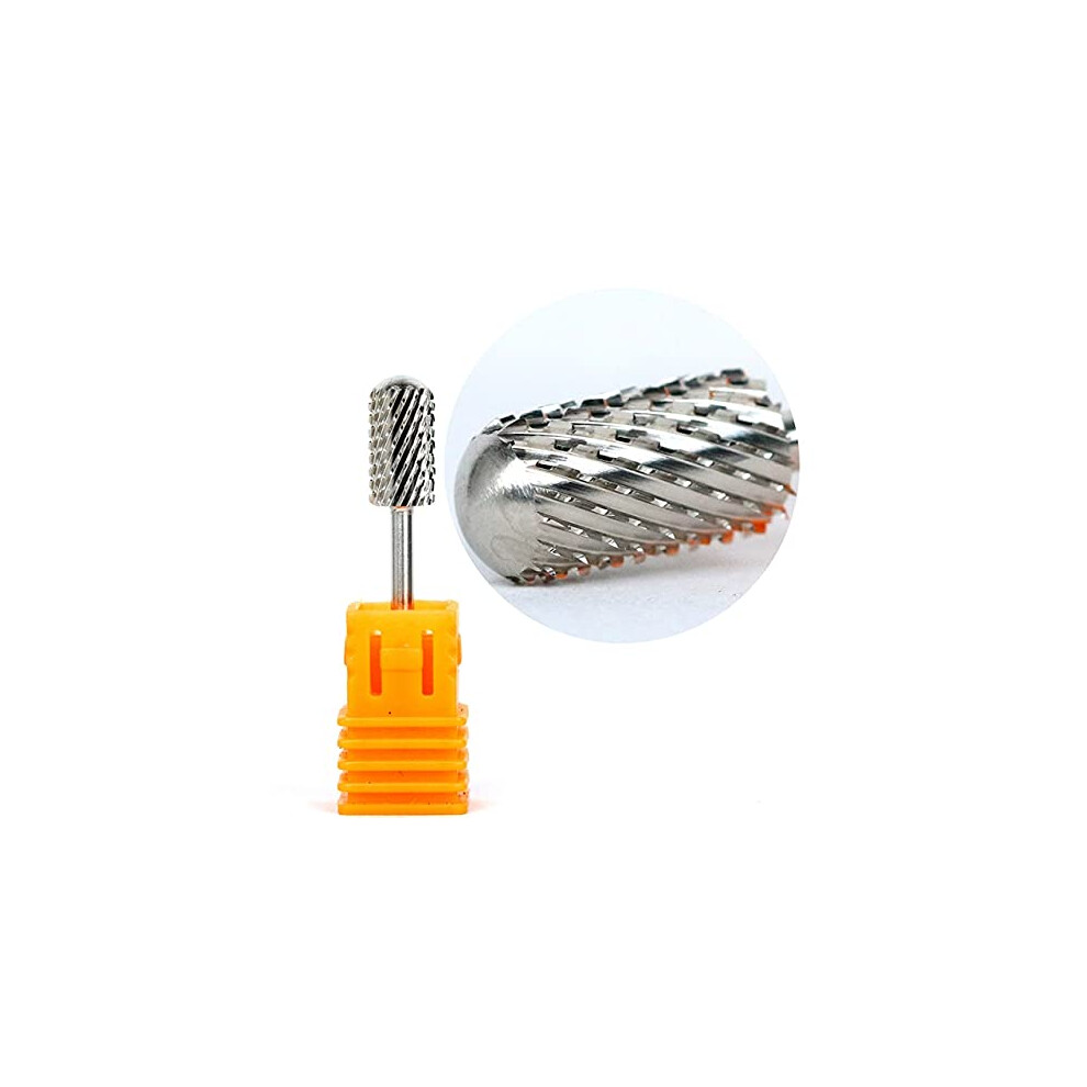 5PCS Rainbow Tungsten Carbide and Ceramic Nail Drill Bits Set for Precise Shaping and Cuticle Removal