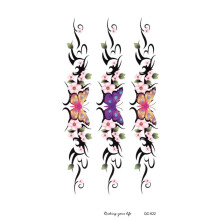 Realistic Butterfly and Floral Temporary Tattoo Stickers Waterproof Long Lasting for Women