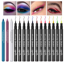 15 Colors Liquid Eyeliner Set Waterproof Colored Eyeliner Pens Matte Neon Glitter Eye Makeup