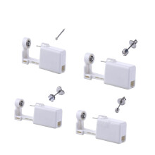 4 Pack Ear Piercing Kit with Preloaded Sterile Studs, Disposable OnePress Self Ear Piercing Gun for Earlobe Piercing