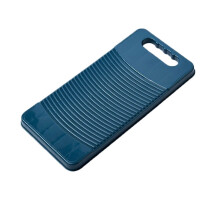 Washboard for Laundry Blue Antislip Thick Plastic Clothes Washing Board for Bathroom Cleaning