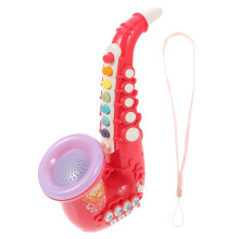 Plastic Simulation Saxophone for Kids Educational Toy Instrument with Realistic Design