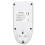 Smart Power Socket Digital Power Meter ABS Rechargeable Battery 40mAh 5